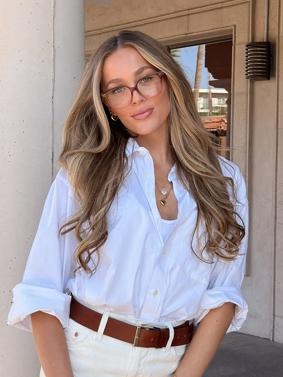 Clara Two-tone Cat eye Glasses