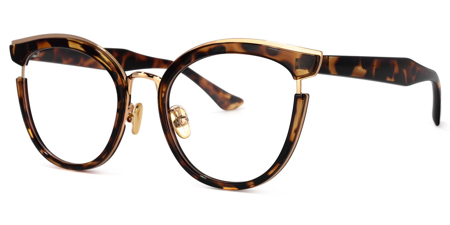 Laraine Cat Eye Tortoise Glasses1